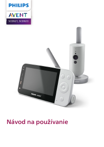 Návod Philips SCD923 Avent Detský monitor