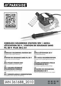 Brugsanvisning Parkside IAN 361688 Loddepistol