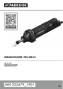Bedienungsanleitung Parkside IAN 322479 Stabschleifer
