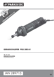 Bedienungsanleitung Parkside IAN 289715 Stabschleifer