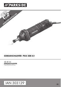 Bedienungsanleitung Parkside IAN 303129 Stabschleifer