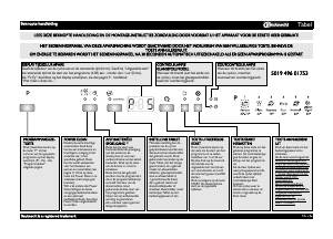Handleiding Bauknecht GSFK 61312 TR WS Vaatwasser