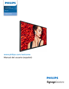 Manual de uso Philips 32BDL4510D Televisor de LED
