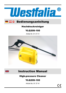 Bedienungsanleitung Westfalia YLQ20S-100 Hochdruckreiniger