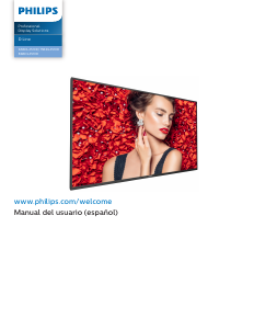 Manual de uso Philips 65BDL4510D Televisor de LED