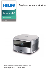 Handleiding Philips SCN650 Screeneo S6 Beamer