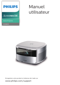 Mode d’emploi Philips SCN650 Screeneo S6 Projecteur