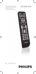 Instrukcja Philips SRP2008B Pilot telewizyjny