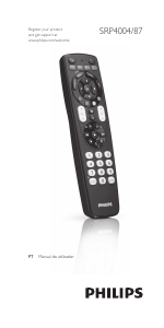 Manual Philips SRP4004 Comando remoto