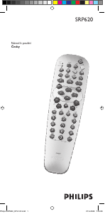 Manuál Philips SRP620 Dálkový ovladač