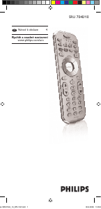 Manuál Philips SRU7040 Dálkový ovladač