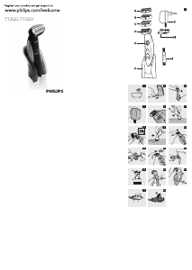 Руководство Philips TT2021 Электробритва