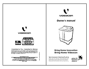 Manual Videocon VS70K12 Washing Machine