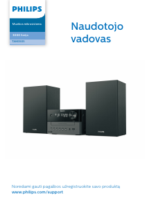 Vadovas Philips TAM3505 Stereofoninis rinkinys