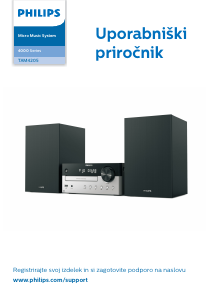 Priročnik Philips TAM4205 Stereo komplet