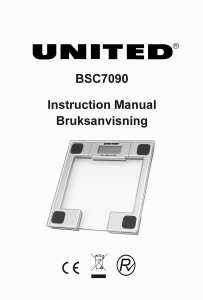 Manual United BSC7090 Scale