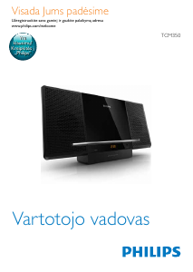Vadovas Philips TCM350 Stereofoninis rinkinys