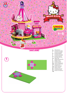 Manual de uso Unico set 8687 Hello Kitty Carrusel