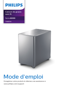 Mode d’emploi Philips TAW8506 Caisson de basses
