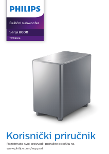 Priručnik Philips TAW8506 Subwoofer