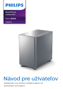 Návod Philips TAW8506 Subwoofer