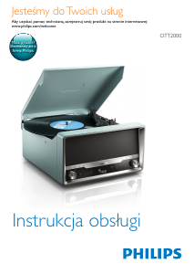 Instrukcja Philips OTT2000B Gramofon