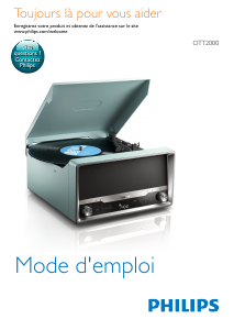 Mode d’emploi Philips OTT2000B Platine