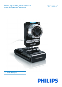 Mode d’emploi Philips SPC1330NC Webcam