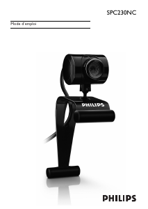 Mode d’emploi Philips SPC230NC Webcam