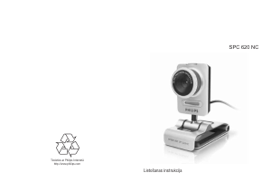 Rokasgrāmata Philips SPC620NC Tīmekļa kamera