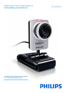 Manual Philips SPC630NC Cameră web