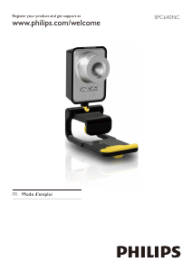 Mode d’emploi Philips SPC640NC Webcam
