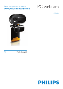 Mode d’emploi Philips SPZ2000 Webcam