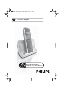 Mode d’emploi Philips SE430 Téléphone sans fil