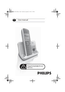 Handleiding Philips SE435 Draadloze telefoon