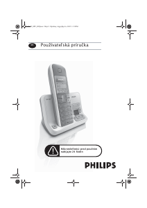 Návod Philips SE4350S Bezdrôtový telefón