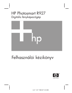 Használati útmutató HP Photosmart R927 Digitális fényképezőgép