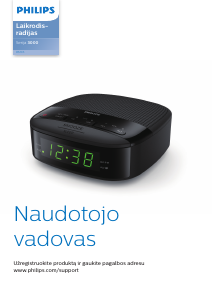 Vadovas Philips TAR3205 Radijo laikrodis su žadintuvu