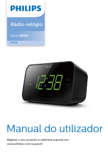 Manual Philips TAR3306 Rádio relógio