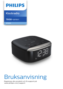 Bruksanvisning Philips TAR7606 Klockradio
