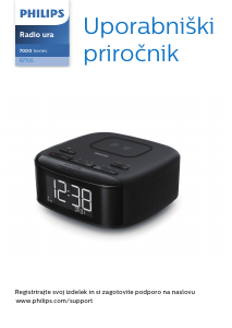 Priročnik Philips TAR7705 Radijska budilka