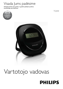 Vadovas Philips TCJ330 Radijo laikrodis su žadintuvu
