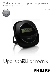 Priročnik Philips TCJ330 Radijska budilka