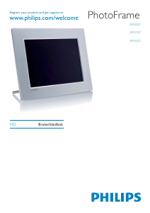 Bruksanvisning Philips SPF2107 Digital fotoramme