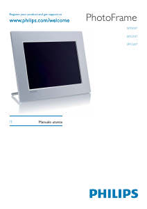 Manuale Philips SPF2207 Cornice digitale
