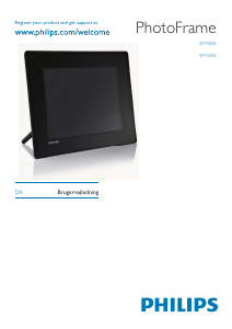 Brugsanvisning Philips SPF4008 Digital fotoramme