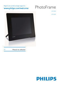 Manual Philips SPF4208 Moldura digital