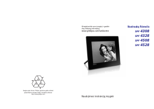 Vadovas Philips SPF4308 Skaitmeninis nuotraukų rėmelis