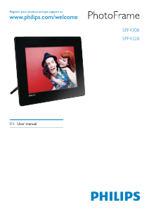 Manual Philips SPF4308 Digital Photo Frame