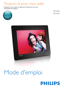 Mode d’emploi Philips SPF4628 Cadre photo numérique